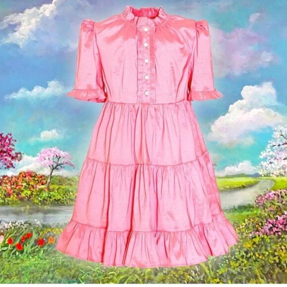 Poppy Angeloff size medium pink dress. Maybe tried on once like new rare! - Picture 1 of 8